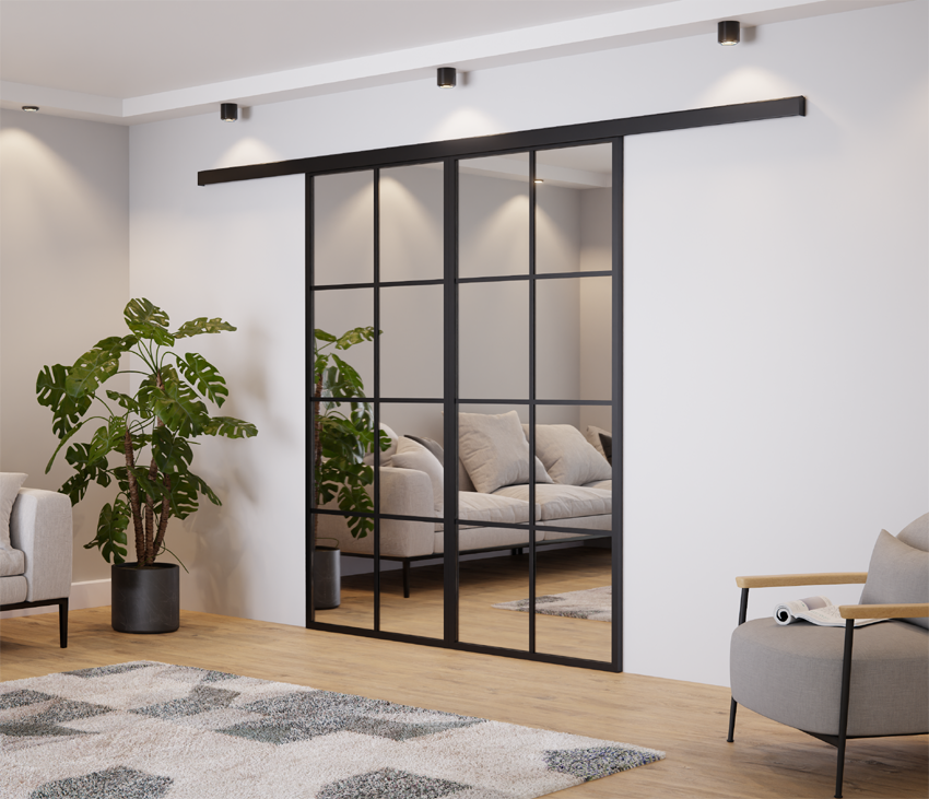 Seria Nero Aluminium Podwójne Szerokie LAGUNA