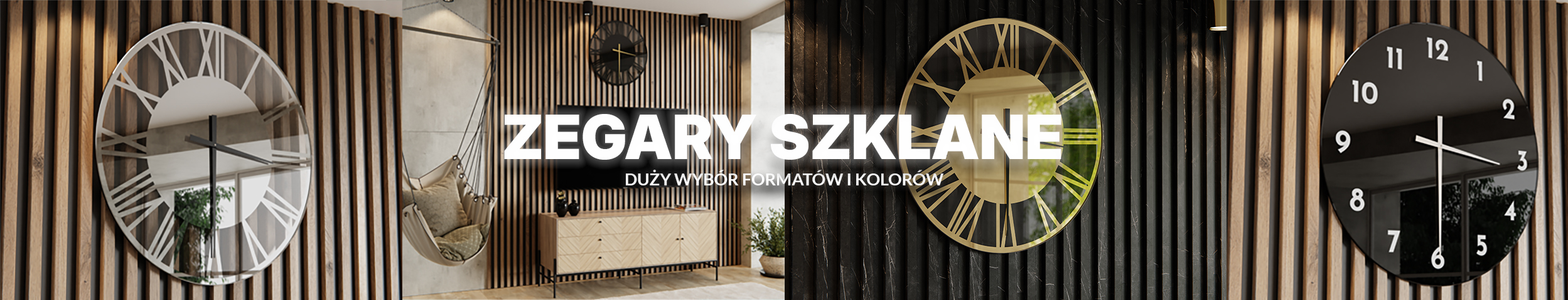 Zegary Szklane / Lustrzane
