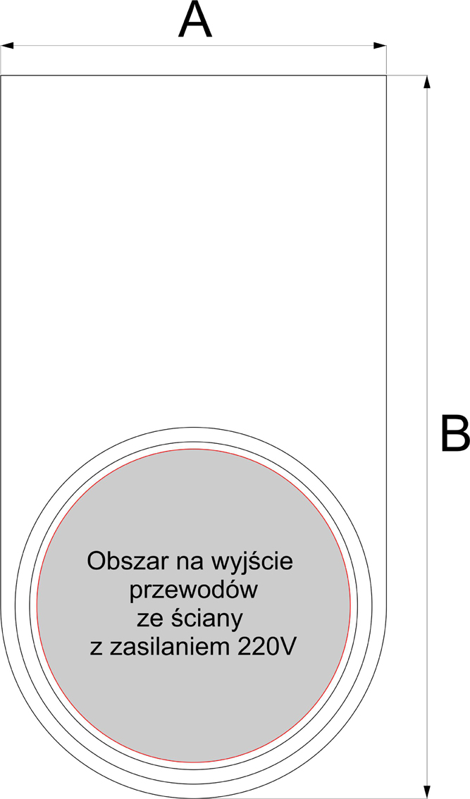 Alexa 60 cm wymiar B