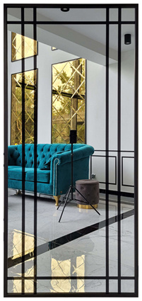 LUSTRO SREBRNE SZPROS LOFT 15B SITODRUK