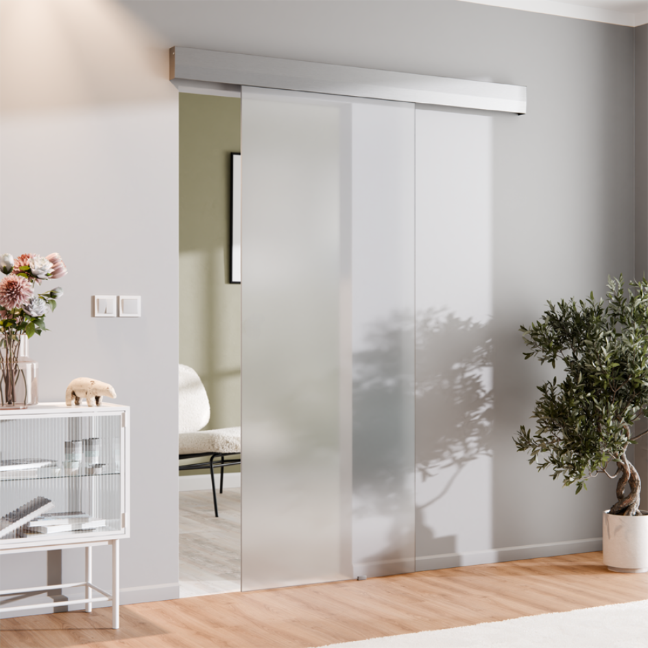 Glass Sliding Door 75 CLEAN NERO