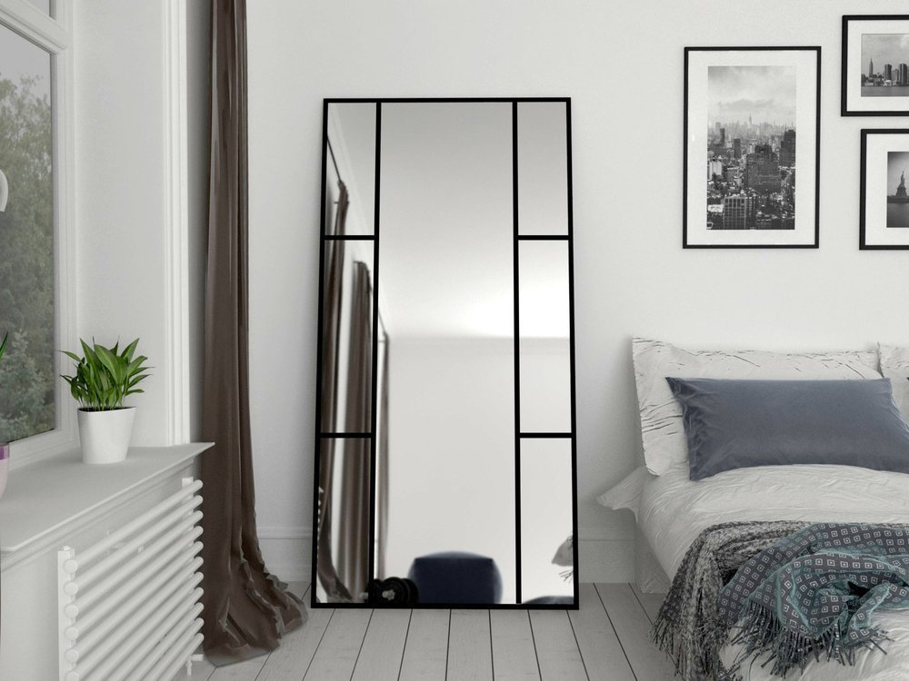 LUSTRO SREBRNE SZPROS LOFT 7