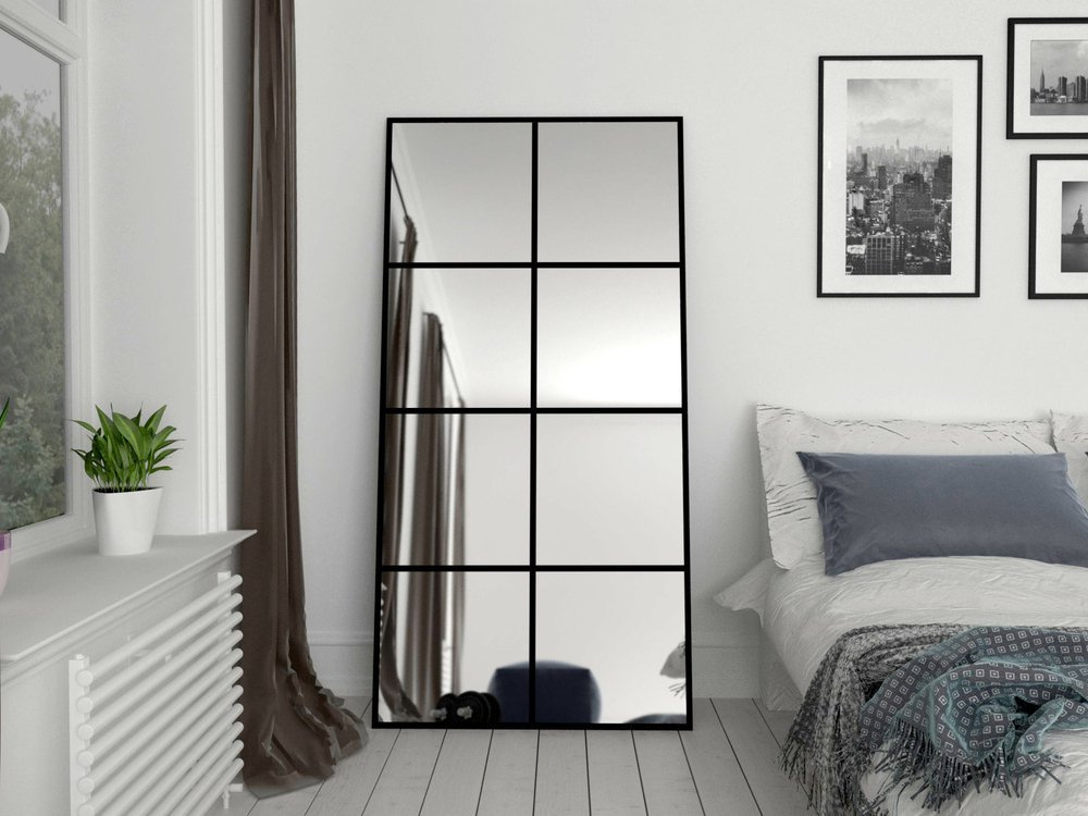 LUSTRO SREBRNE SZPROS LOFT 8